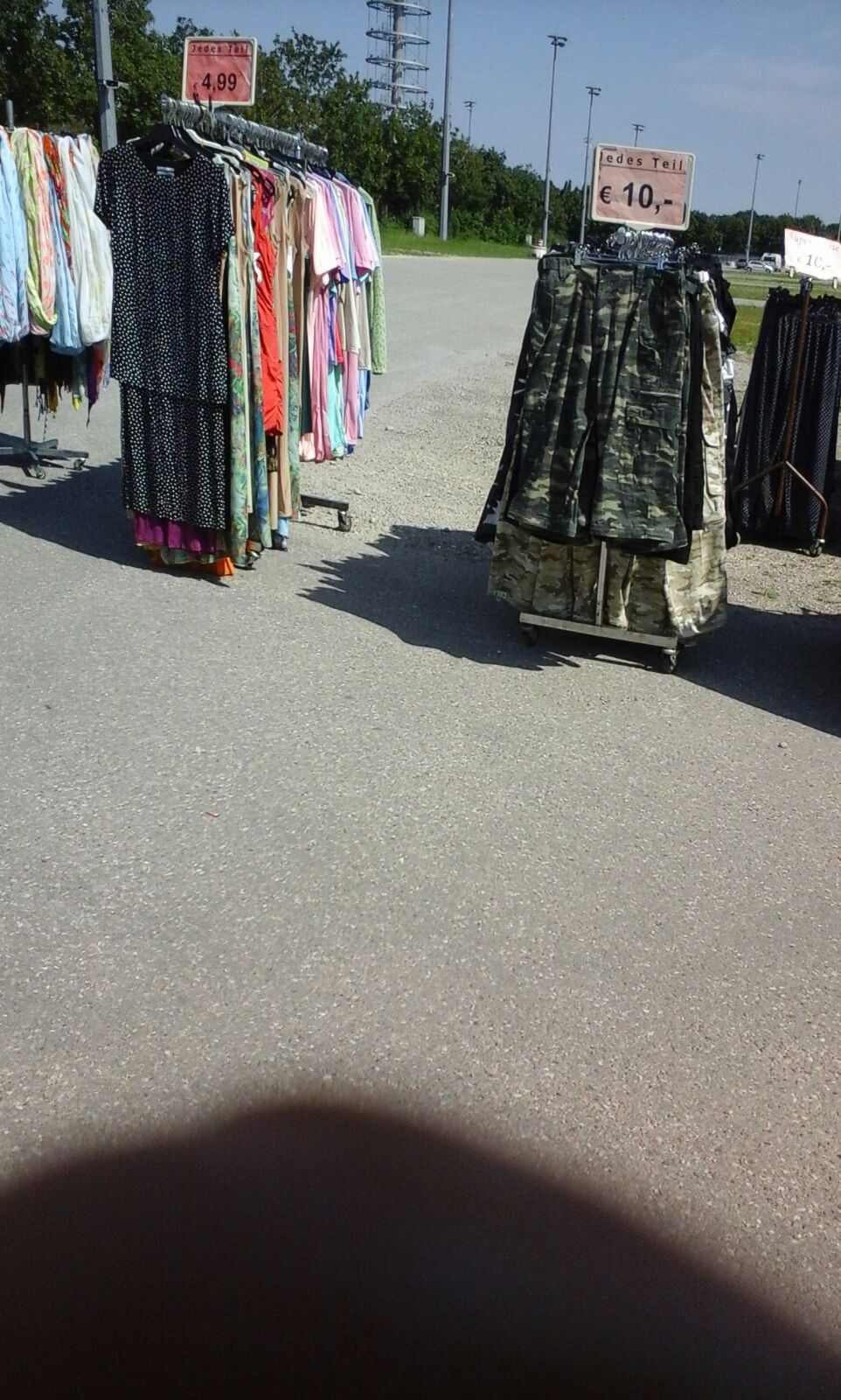 Clothing purchased by asylum seekers