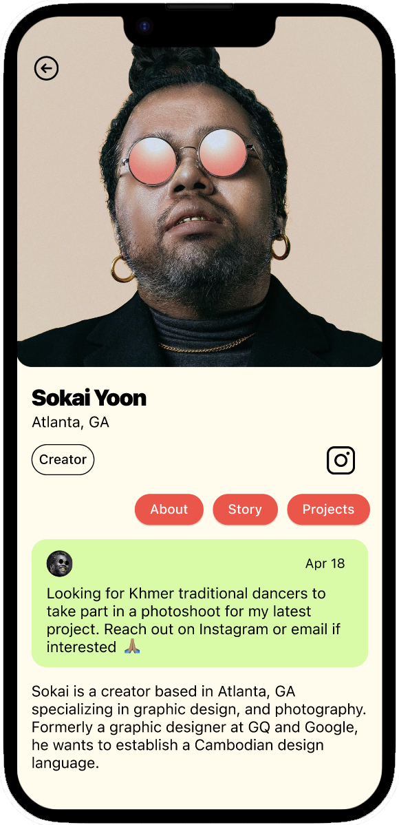 Creator dashboard screen